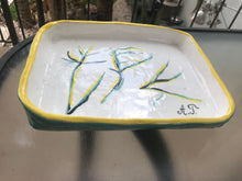 Загрузить изображение в средство просмотра галереи, Dish " Hieroglypsh"ceramic hand-made Art by Asia Terek