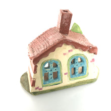 Загрузить изображение в средство просмотра галереи, House" Rustig " Candle Holder ceramic hand-made Art by Asia Terek