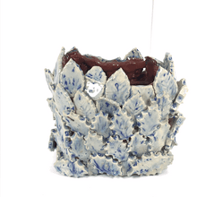 Load image into Gallery viewer, Ceramic Holde ,,Leaves'' hand- made Art by Asia Terek