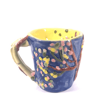 Загрузить изображение в средство просмотра галереи, Cup,,Birches""ceramic hand-made Art by Asia Terek