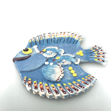 Load image into Gallery viewer, 7. Fish " Decorative " Wall picture ceramic hand-made Art by Asia Terek