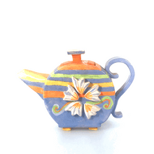 Load image into Gallery viewer, Teapot ,,Rainbow" ceramic hand-made Art by Asia Terek