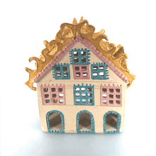 Загрузить изображение в средство просмотра галереи, House ""Lace" ceramic hand-made Art By Asia Terek
