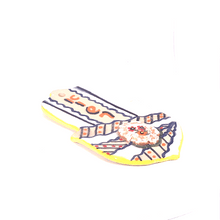 Загрузить изображение в средство просмотра галереи, 5. Hamsa Lucky Talisman(shaped like a and ) ceramic hand-made Art by Asia Terek