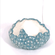 Загрузить изображение в средство просмотра галереи, Dish littl ,, Forget-me-nots' ceramic hand- made Art by Asia Terek