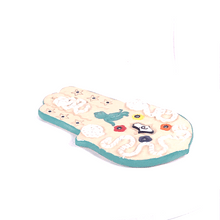 Загрузить изображение в средство просмотра галереи, 4. Hamsa lucky talisman(shaped like a and) ceramic hand-made Art by Asia Terek