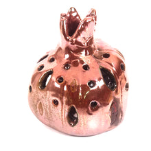 Load image into Gallery viewer, 22. Ceramic Candle Holder &quot;Pomegranate&quot; hand-made Art by Asia Terek
