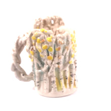 Load image into Gallery viewer, Cup,, Birches&quot;ceramic hand- made Art by Asia Terek
