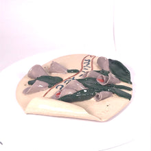 Load image into Gallery viewer, Picture on the wall &quot;With calla lilies &quot; ceramic hand-made Art by Asia Terek
