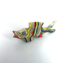 Load image into Gallery viewer, 6. Fish &quot; Wave&quot;ceramic hand-made Art by Asia Terek
