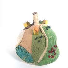 Load image into Gallery viewer, Coin Box  ,,Nature&quot; ceramic hand-made Art by Asia Terek
