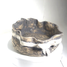 Load image into Gallery viewer, Gray bowl &quot;With a Bow.&quot;ceramic hand- made Art by Asia Terek
