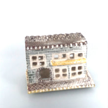 Load image into Gallery viewer, Candle Holder  House &quot;Brik&quot;  ceramic hand - made Art by Asia Terek
