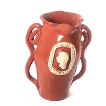 Load image into Gallery viewer, 17.  Red clay vase  antique ceramic hand-made Art by Asia Terek
