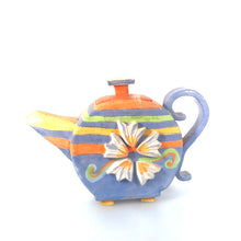 Load image into Gallery viewer, Teapot ,,Rainbow&quot; ceramic hand-made Art by Asia Terek
