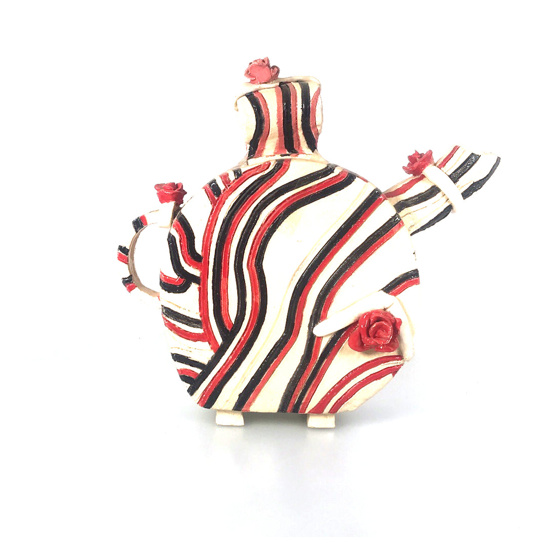 Ceramic Teapot ,,Favorite' hand- made Art by Asia Terek