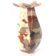 Load image into Gallery viewer, 5. Vase made of colorful clay in the shape of a flower ceramic hand-made by Asia Terek
