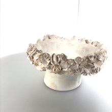 Load image into Gallery viewer, Bowl on the leg &quot;Laura&quot; - with roses  ceramic hand-made Art by Asia Terek
