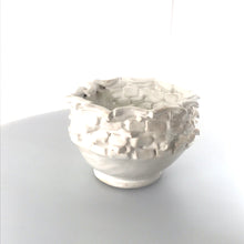 Load image into Gallery viewer, Bowl  white &quot;With sprigs&quot; ceramic hand-made Art by Asia Terek
