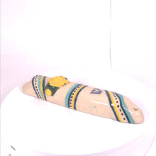 Load image into Gallery viewer, 15. Mezuzah  &quot;With yellow rose&quot;ceramic hand-made Art by Asia Terek
