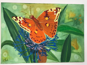 Painting Butterfly  orang by Asia Terek