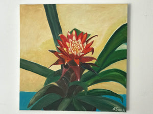 Painting ""My guzmania" by Asia Terek